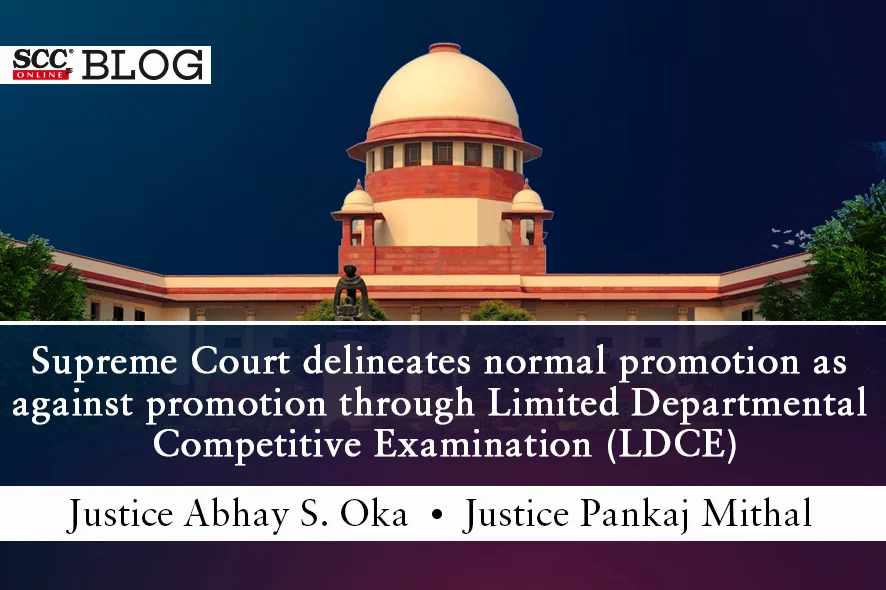 promotion by LDCE exam